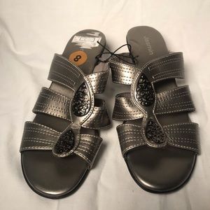 Jasmin Silver Sandals Brand New
